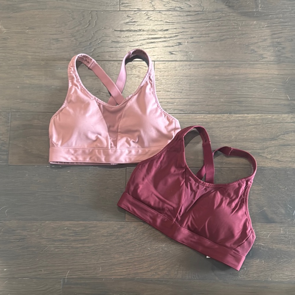Fabletics Sports Bras- dusty pink and mauve Sports Bras